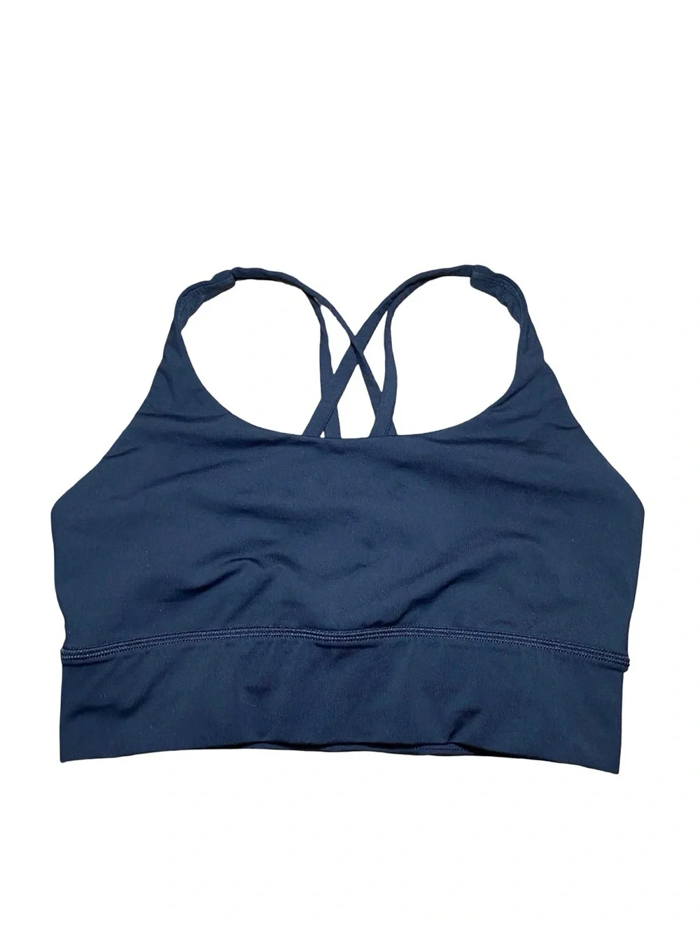 Lululemon Energy Longline sports Bra Medium Support (Size 8) crisscross back